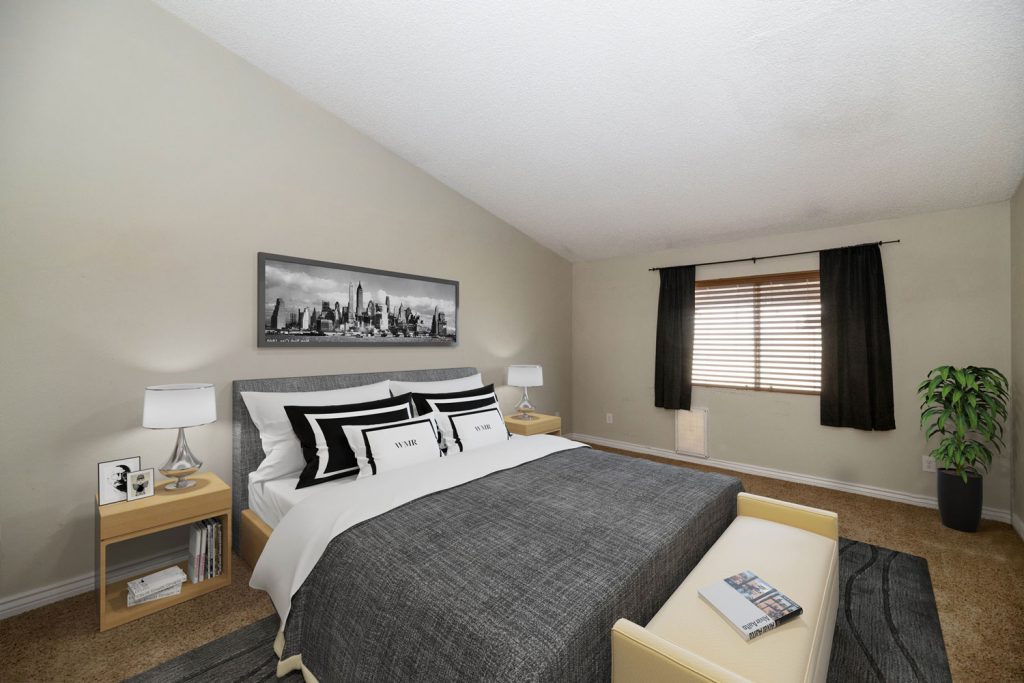 bedroom virtual staging